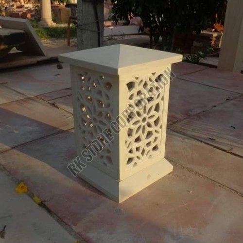 Outdoor Sandstone Lamp Post