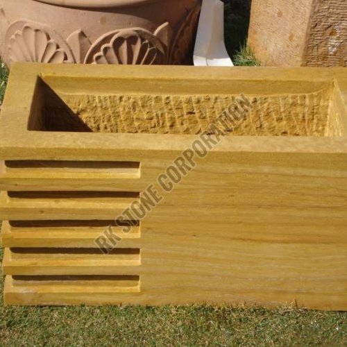Rectangular Sandstone Planter