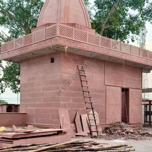 Red Dholpur Sandstone Temple