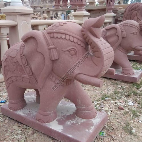 Sandstone Elephant Statue