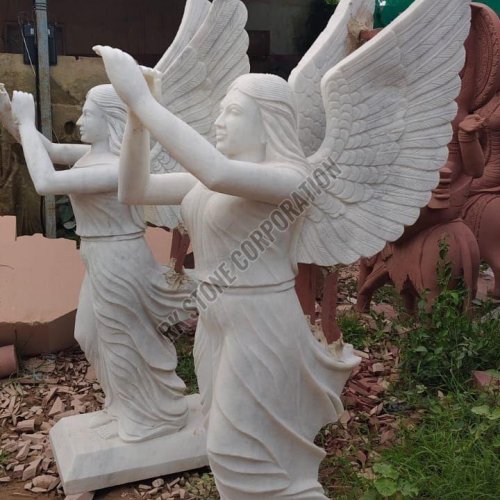 Sandstone Angel Garden Statue