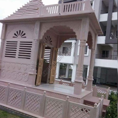 White Outdoor Sand Stone Temple