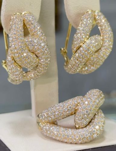 Diamond Rings with Earrings