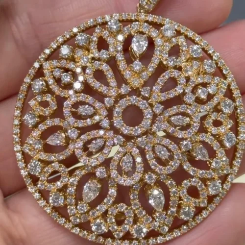 K Jewels Minimalist Diamond Pendant