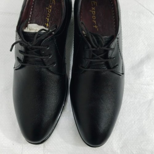 Men High Quality Black Leather Formal Shoes