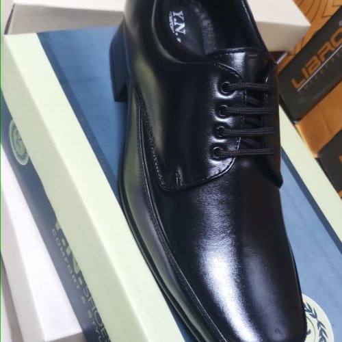 Mens Black Formal Lace Up Leather Shoes