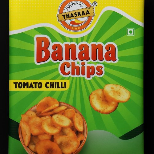 Thaskaa Tomato Chilli Banana Chips 10rs Mrp Packet