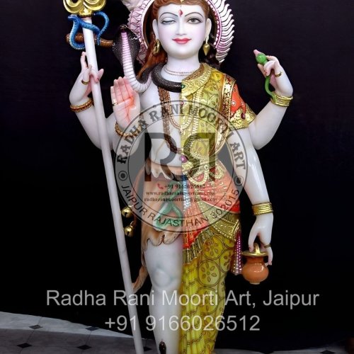 Marble Aradhnarishwar Bhagwan Moorti