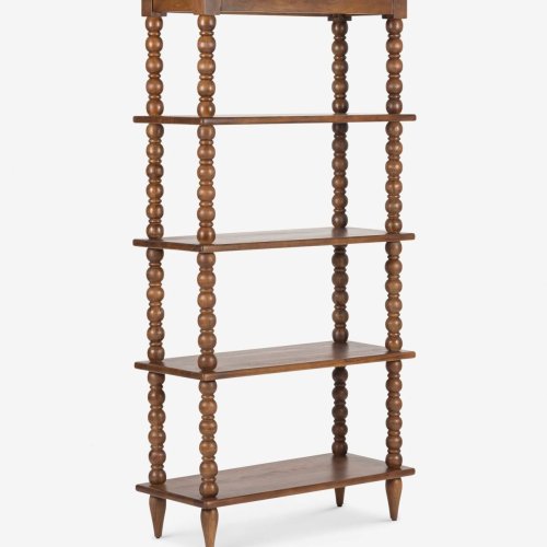 Brown Mango Wood Bookshelf