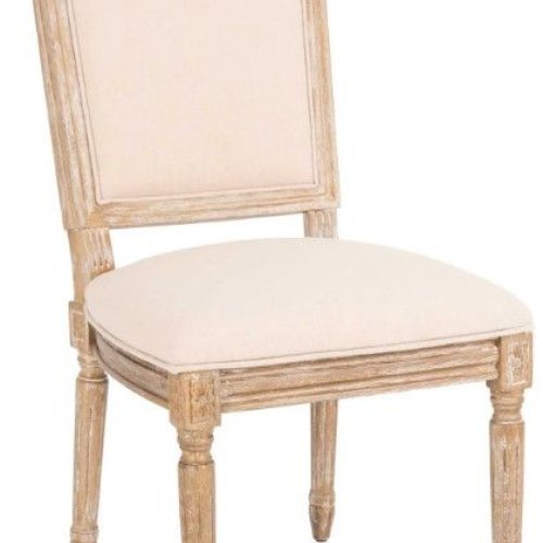 Light Brown Mango Wood  Chair