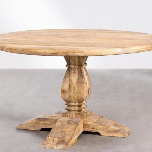 Round Wooden Dining Table