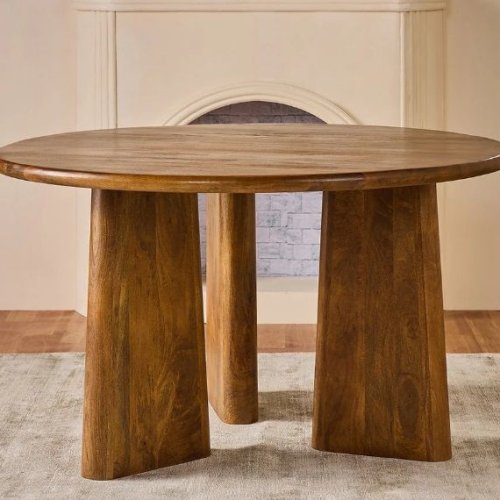 Solid Wood Round Dining Table