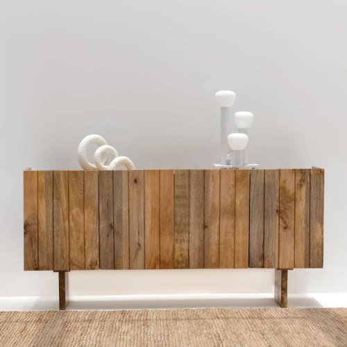 Wooden 3 Door Sideboard