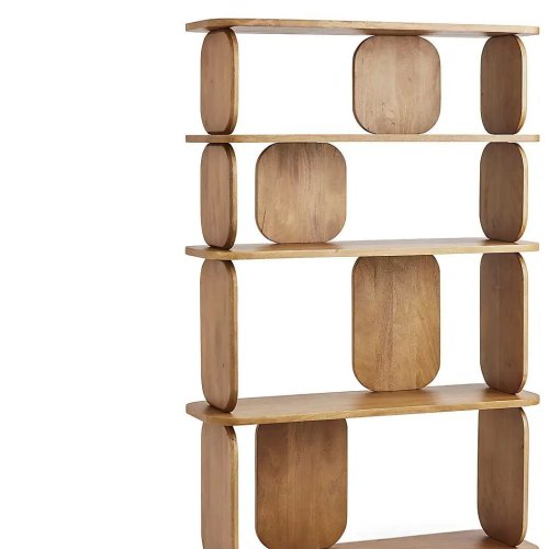 Wooden Paddle Bookshelves
