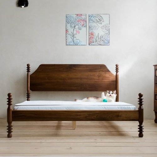 Wooden Single Bed