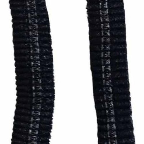 21 Inch Black Disposable Bouffant Cap