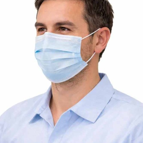 3 Ply Blue Disposable Face Mask