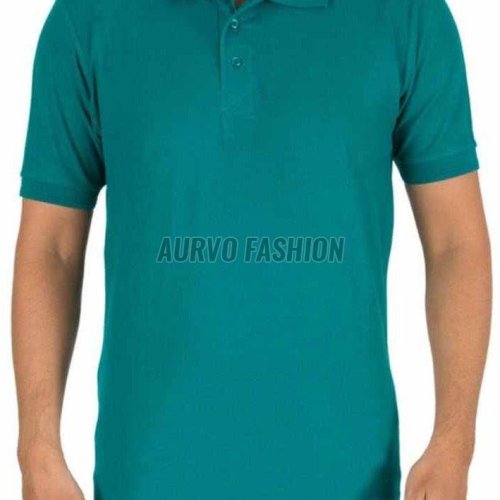 Cotton Blend Designer Polo T Shirt