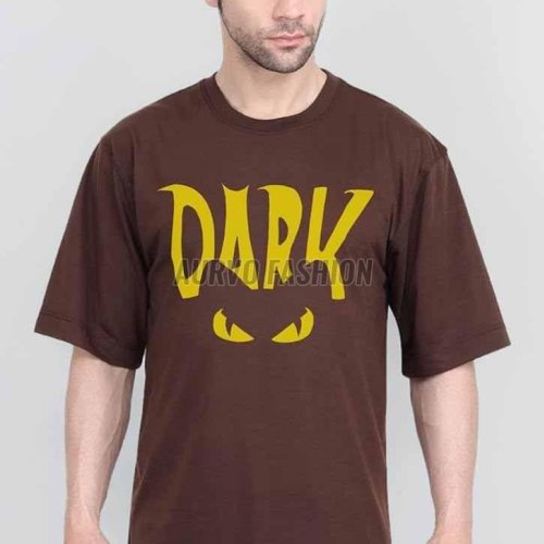 Cotton Blend Fashion Fit Drop Shoulder T Shirt