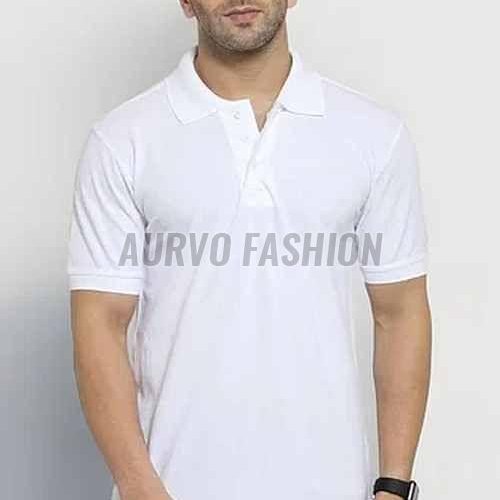 Cotton Blend Mens Polo T Shirt