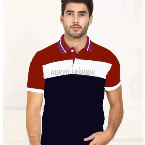 Cotton Blend Promotional Multicolor Polo T Shirt