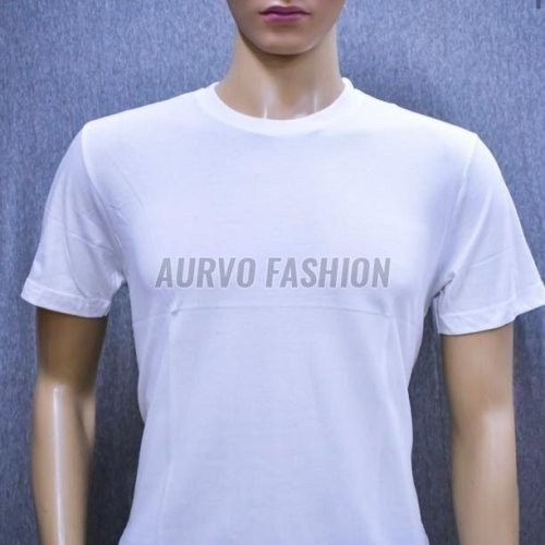 Mens Cotton Blend Casual Drop Shoulder T-Shirt