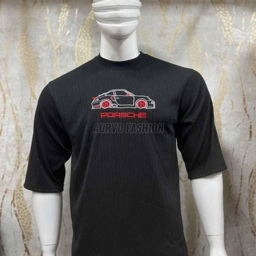 Polyester Mens Drop Shoulder T Shirt
