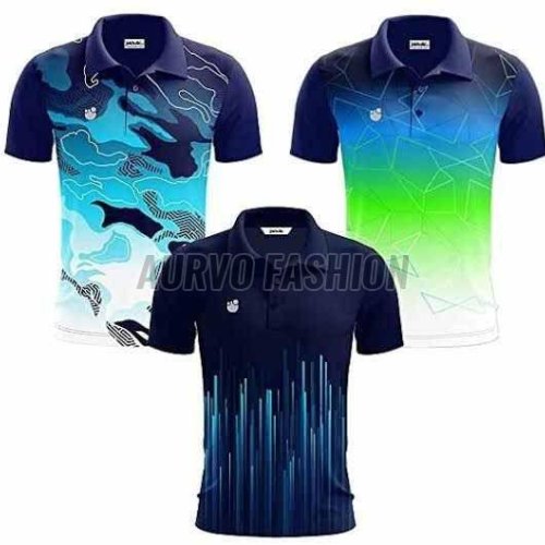 Polyester Promotional Multicolor Polo T Shirt