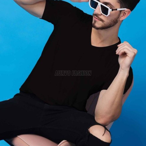 Polyester Promotional V Neck T Shirt