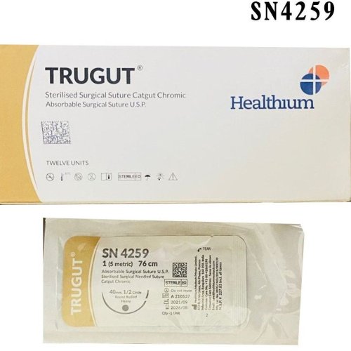 Chromic Catgut Absorbable Surgical Suture with Round Needle