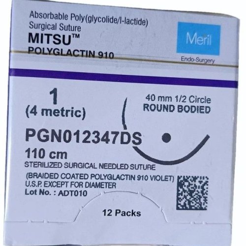 Coated Polyglactin 910 Braided Absorbable Suture