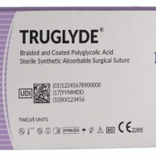 Truglyde Braided & Coated Polyglycolic Acid Synthetic Absorbable Suture Truglyde Braided & Coated Polyglycolic Acid Synthetic Absorbable Suture