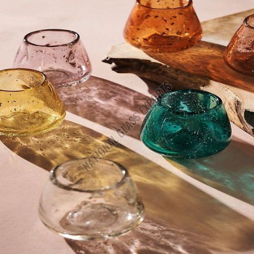 Colored Glass Candle Votive