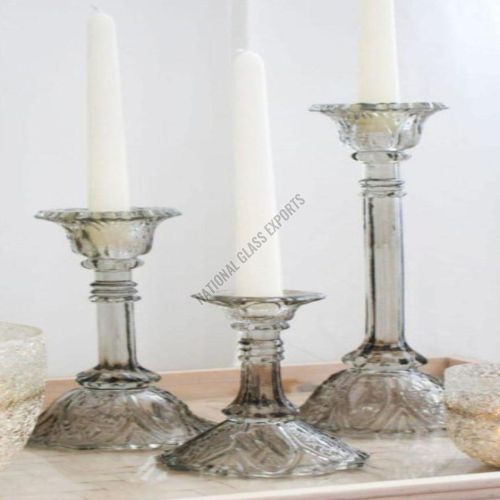 Fancy Glass Candle Stand