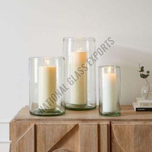 Round Glass Candle Stand