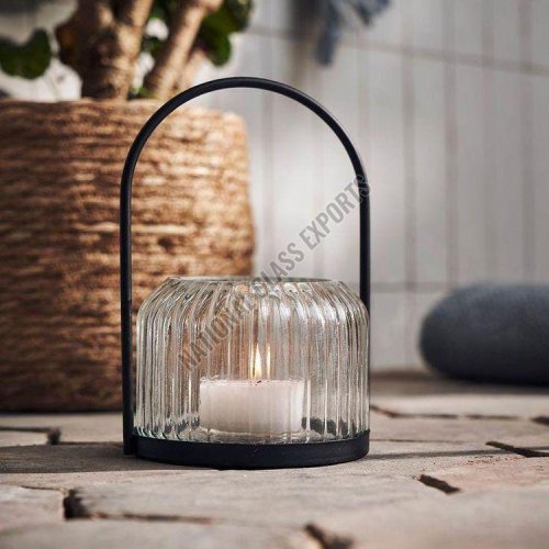 Round Glass Lantern