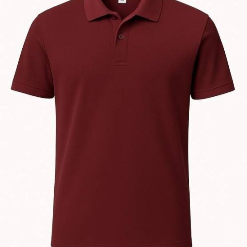 Multicolor Polo Collar T-shirt