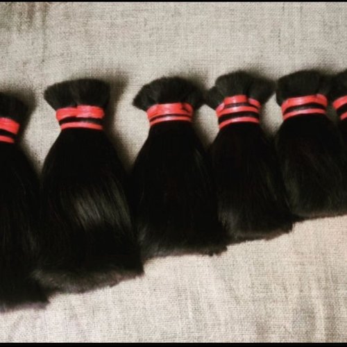 10 Inch Silky Smooth Black Human Hair