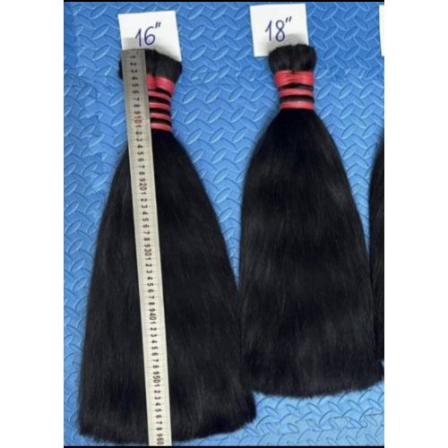 18 Inch Long Lasting Black Human Hair