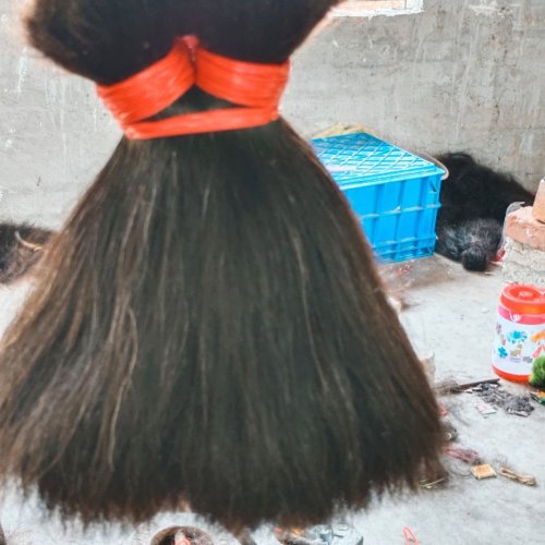 6 Inch Black Virgin Human Hair