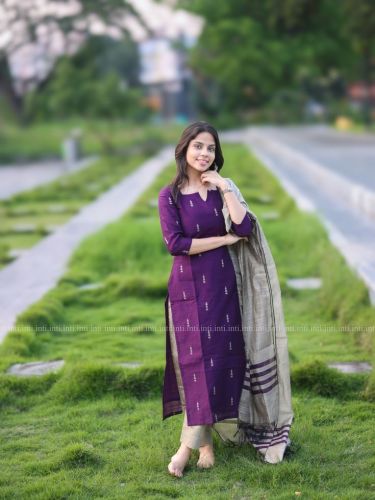 Raw Silk Dress Material