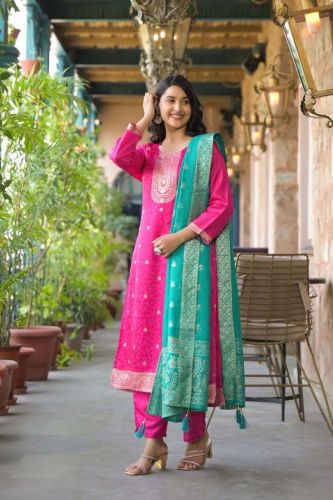 Raw Silk Suit
