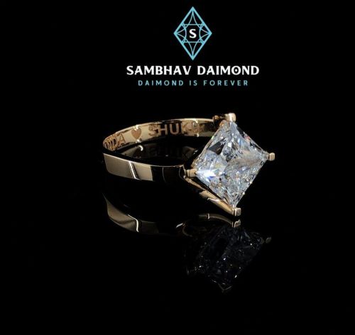3.00 CT Princess Cut Diamond Ring For Women