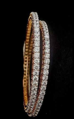 Rose Gold Lab Grown Diamond Bangles