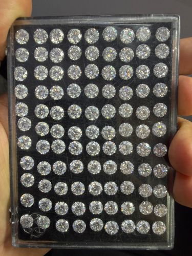 Round Shape White Lab Grown Diamond