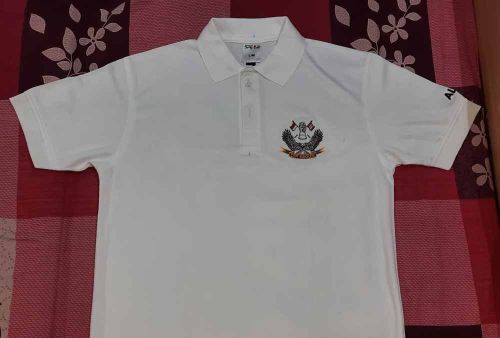 White Sublimation Printed Sports T Shirt