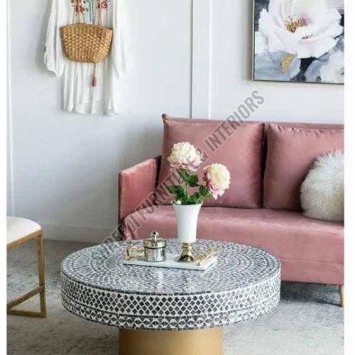 Microcement Elements Side Table