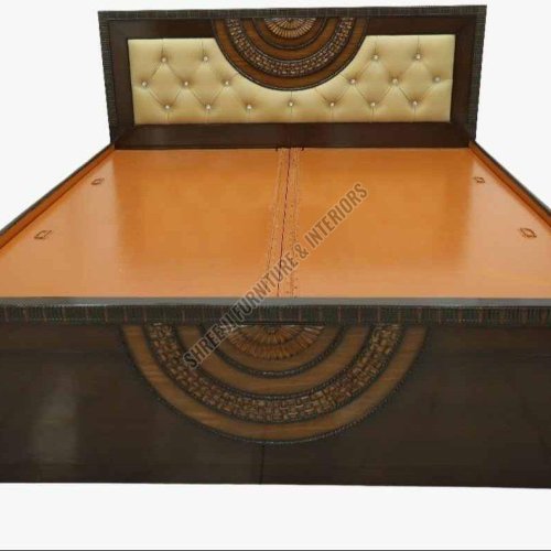 Oak King Size Shadow Bed