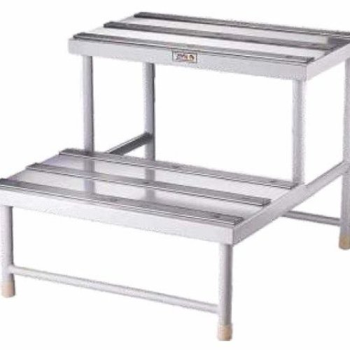 Mild Steel Framework Double Step Stool