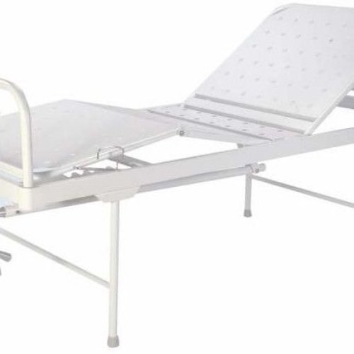 White Stainless Steel Fowler Bed